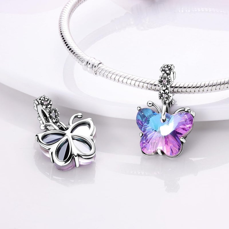CYCUFF Store 925 Sterling Silver Charms Suitable for Charm Necklaces, Bracelet Pendants Beads Jewellery Gift for Women Family Friends - Image 2